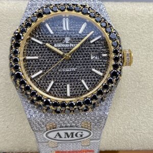 Replica Audemars Piguet Royal Oak 15400OR.025 AMG Factory Black Dial - AR Replica Watches