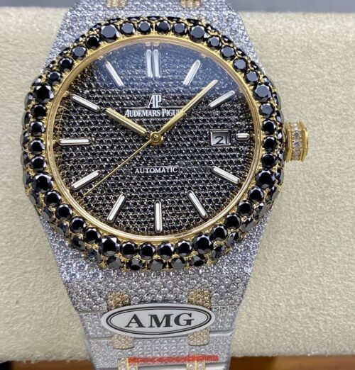 Replica Audemars Piguet Royal Oak 15400OR.025 AMG Factory Black Dial - AR Replica Watches