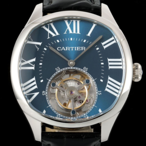 Replica Cartier Drive de Tourbillon W4100014 RMS Factory Blue Dial - AR Replica Watches