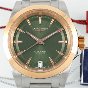 Replica Longines Concas L3.430.5.02.6 AF Factory Green Dial - AR Replica Watches