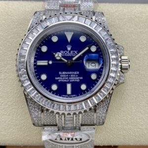 Replica Rolex GMT Master 116759 SAru-78215 AMG Factory Blue Dial - AR Replica Watches
