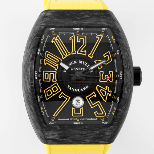 Replica Franck Muller Vanguard ABF Factory Yellow Strap - AR Replica Watches