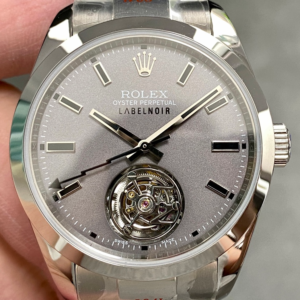 Replica Rolex Oyster Tourbillon 116400 YS Factory Gray Dial - AR Replica Watches