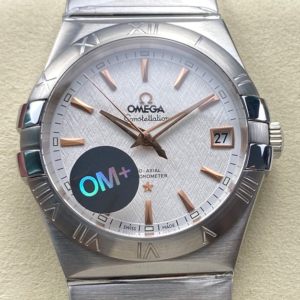 Replica Omega Constellation 123.10.38.21.02.002 OM Factory Silver Strap - AR Replica Watches