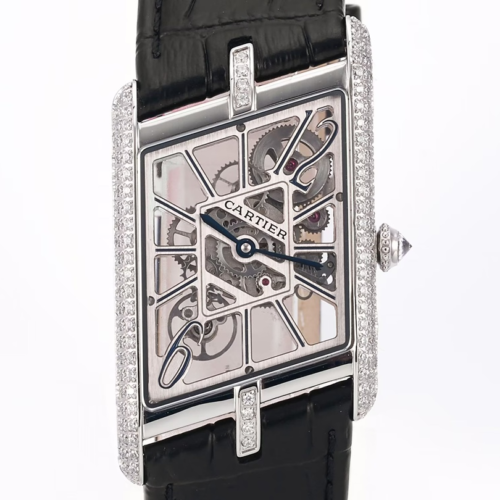 Replica Cartier Tank HPI01370 TW Factory Skeleton Dial - AR Replica Watches