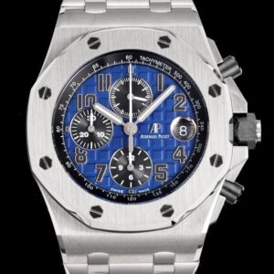 Replica AP Royal Oak Offshore 26470PT.OO.1000PT.02 TK Factory Smoky Blue - AR Replica Watches