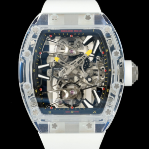 Replica Richard Mille Tourbillon RM27-02 RM Factory White Strap - AR Replica Watches