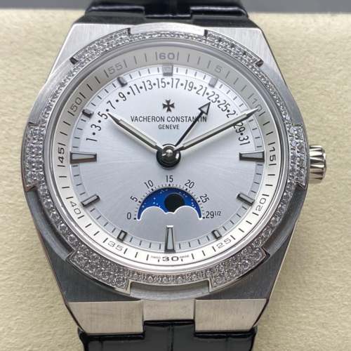 Replica Vacheron Constantin Overseas 4000V-B913 GR Factory Black Strap - AR Replica Watches