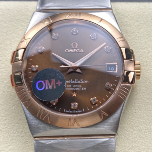 Replica Omega Constellation 123.20.38.21.63.001 OM Factory Two-tone Strap - AR Replica Watches
