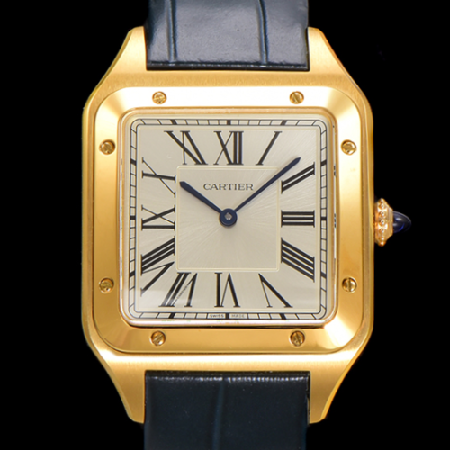 Replica Cartier Santos WGSA0108 F1 Factory Gold Case - AR Replica Watches
