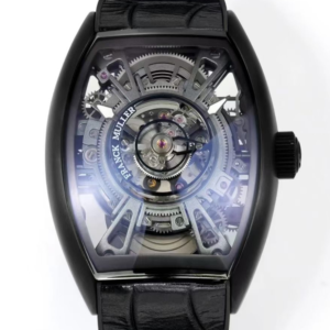 Replica Franck Muller Tourbillon CURVEX V45 NEW Factory Black Case - AR Replica Watches