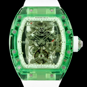 Replica Richard Mille Tourbillon RM56-01 RM Factory Green Crystal Case - AR Replica Watches