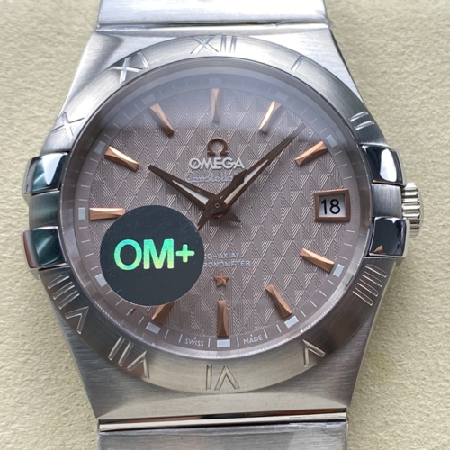 Replica Omega Constellation 123.10.38.21.06.002 OM Factory Silver-gray Dial - AR Replica Watches
