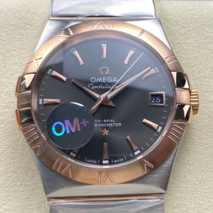 Replica Omega Constellation 123.20.38.21.06.002 OM Factory Warm Gray Dial - AR Replica Watches