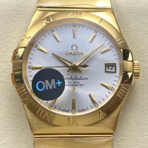 Replica Omega Constellation 123.50.38.21.02.002 OM Factory Gold case - AR Replica Watches