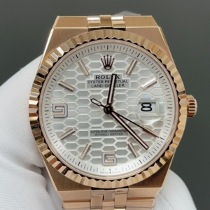 Replica Rolex Land-Dweller 127335-0001 Rose Gold Case - AR Replica Watches