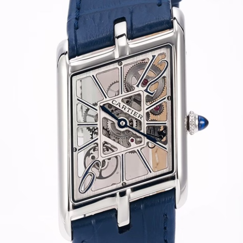Replica Cartier Tank WHTA0012 TW Factory Irregular Dial - AR Replica Watches