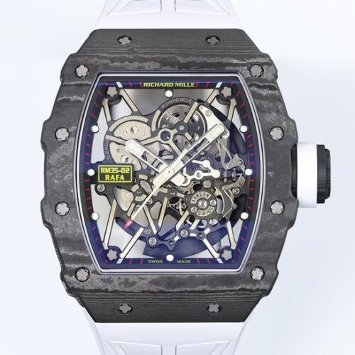 Replica Richard Mille RM35-02 ZF Factory V7 White Strap - AR Replica Watches