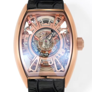 Replica Franck Muller Tourbillon CURVEX V45 NEW Factory Skeleton Dial - AR Replica Watches