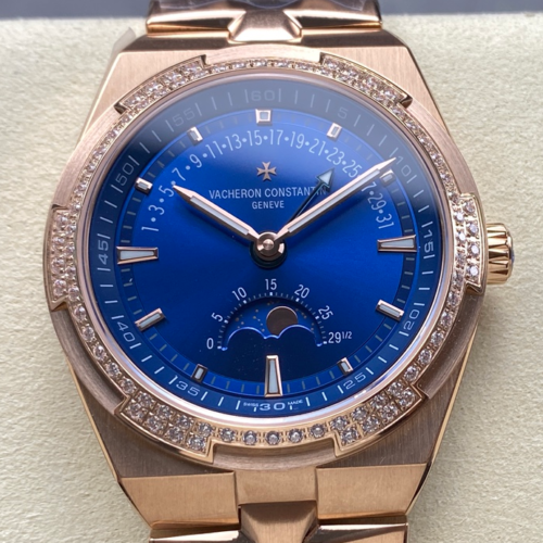Replica Vacheron Constantin Overseas 4000V-B923 GR Factory Gold Case - AR Replica Watches