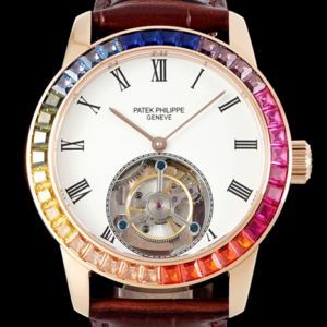 Replica Patek Philippe Grand Complications Tourbillon RMS Factory Brown Strap - AR Replica Watches
