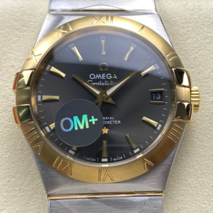 Replica Omega Constellation 123.20.38.21.06.001 OM Factory Gold Bezel - AR Replica Watches