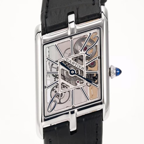 Replica Cartier Tank WHTA0013 TW Factory Alligator Leather Strap - AR Replica Watches