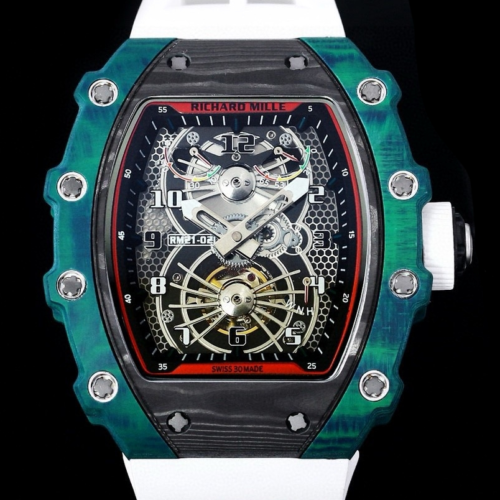 Replica Richard Mille Tourbillon RM21-01 RM Factory Green Case - AR Replica Watches