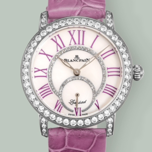 Replica Blancpain Ladybird 3661-1954-55B V+ Factory Dreamy Purple Strap - AR Replica Watche