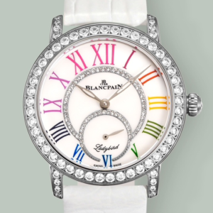 Replica Blancpain Ladybird 3661A-1954-95A V+ Factory Pearl White Strap - AR Replica Watche
