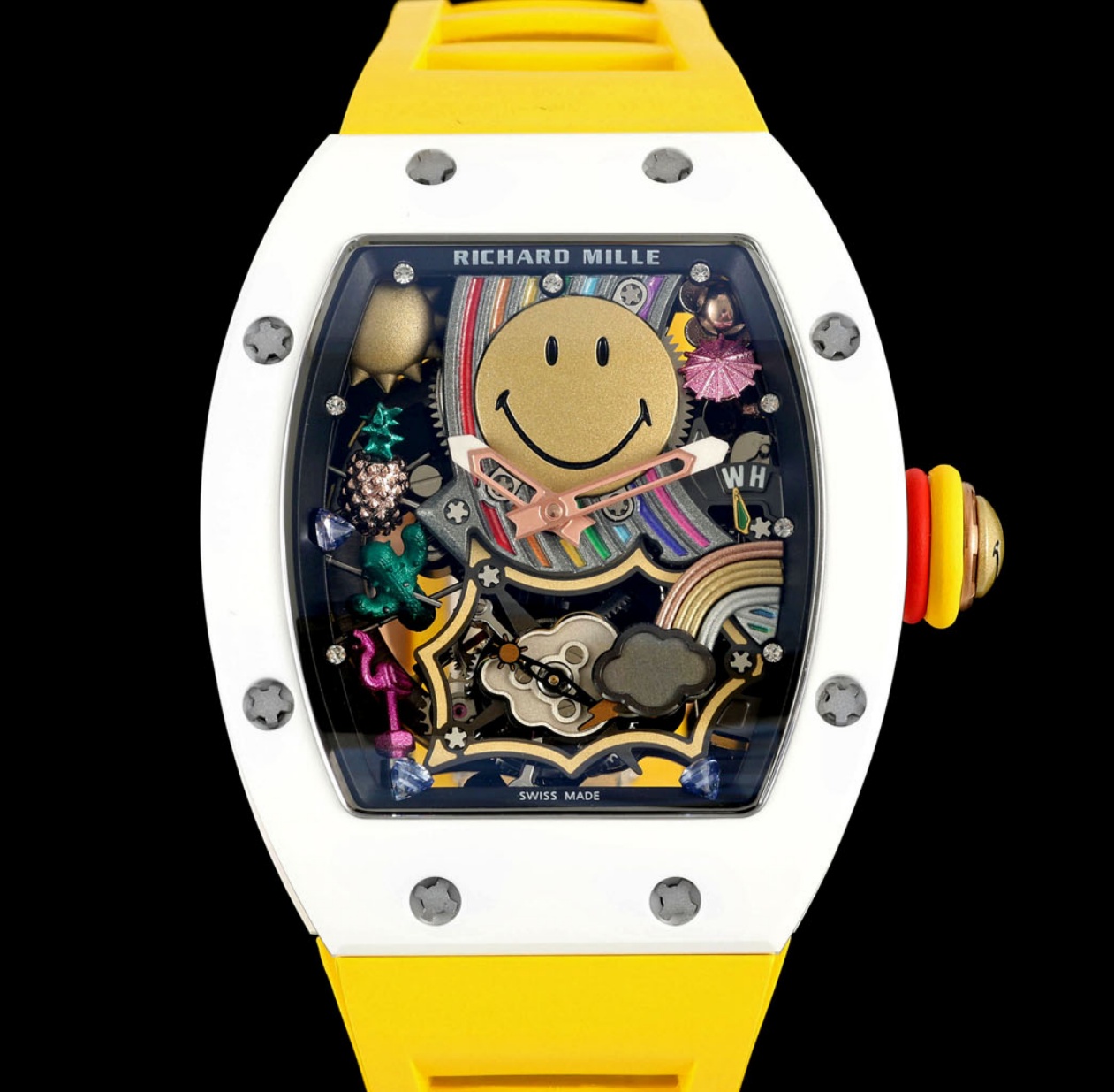 Replica Richard Mille RM88 NEW Factory Rubber Strap - AR Replica Watches