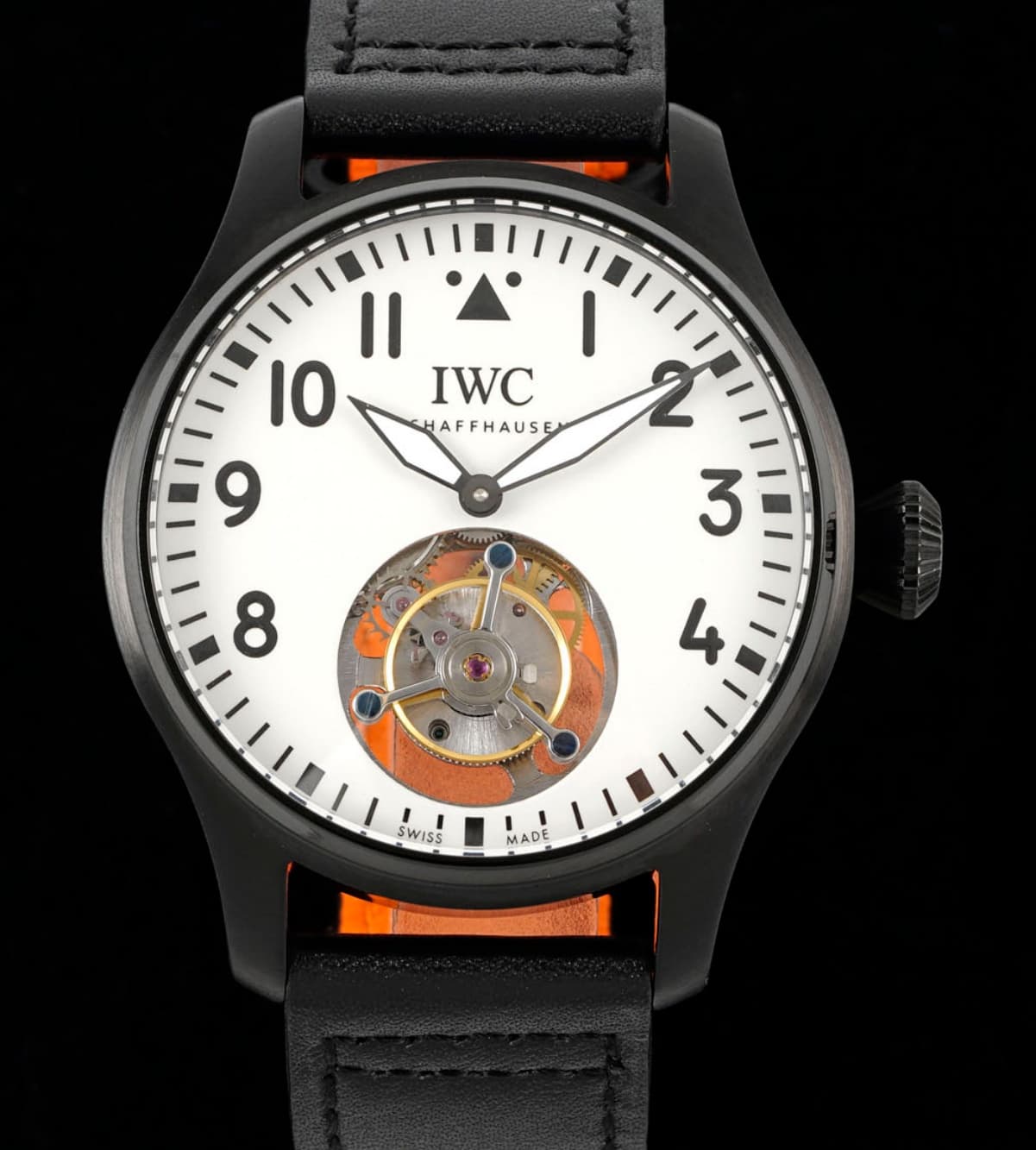 Replica IWC Pilot RMS Factory Calfskin Strap - AR Replica Watches