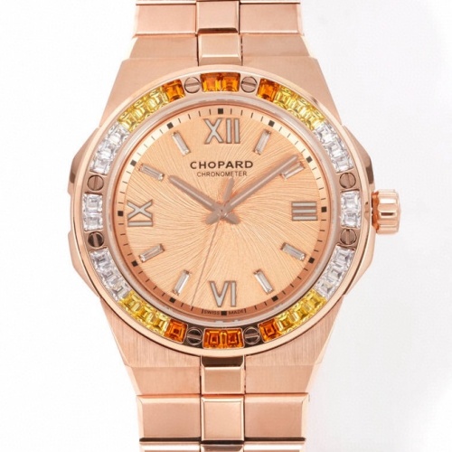Replica Chopard ALPINE EAGLE 295363-5013 GH Factory Rose Gold Strap - AR Replica Watches