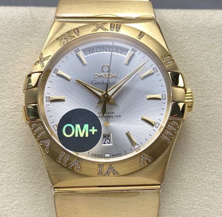 Replica Omega Constellation 123.55.38.22.02.002 OM Factory Week Display - AR Replica Watches
