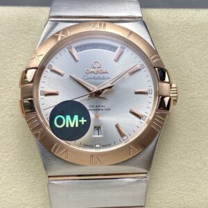 Replica Omega Constellation 123.20.38.22.02.001 OM Factory Rose Gold Bezel - AR Replica Watches