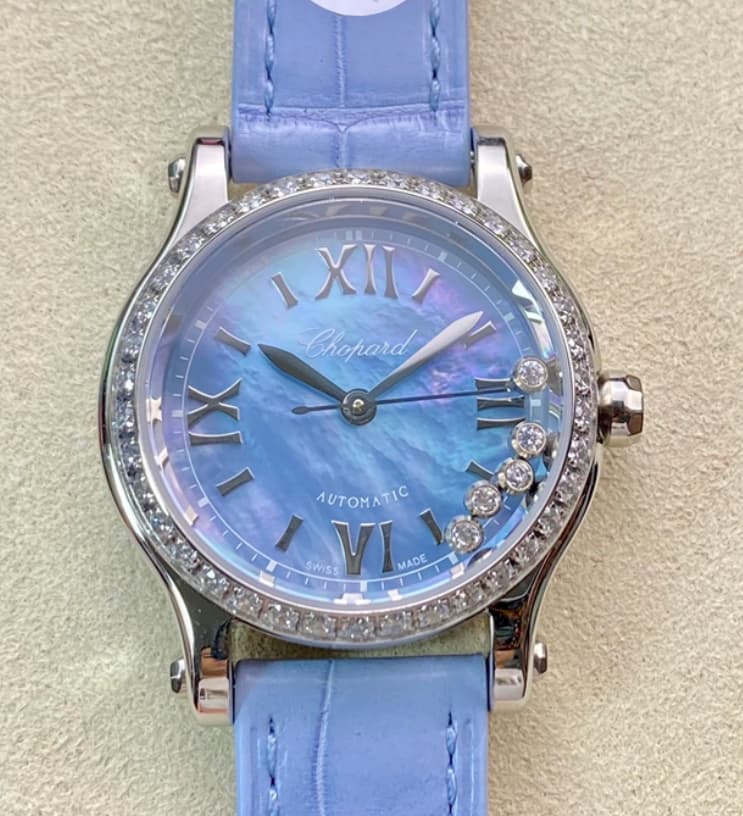 Replica Chopard Happy Sport 278573-3010 YF Factory Mother-Of-Pearl Dial - AR Replica Watches
