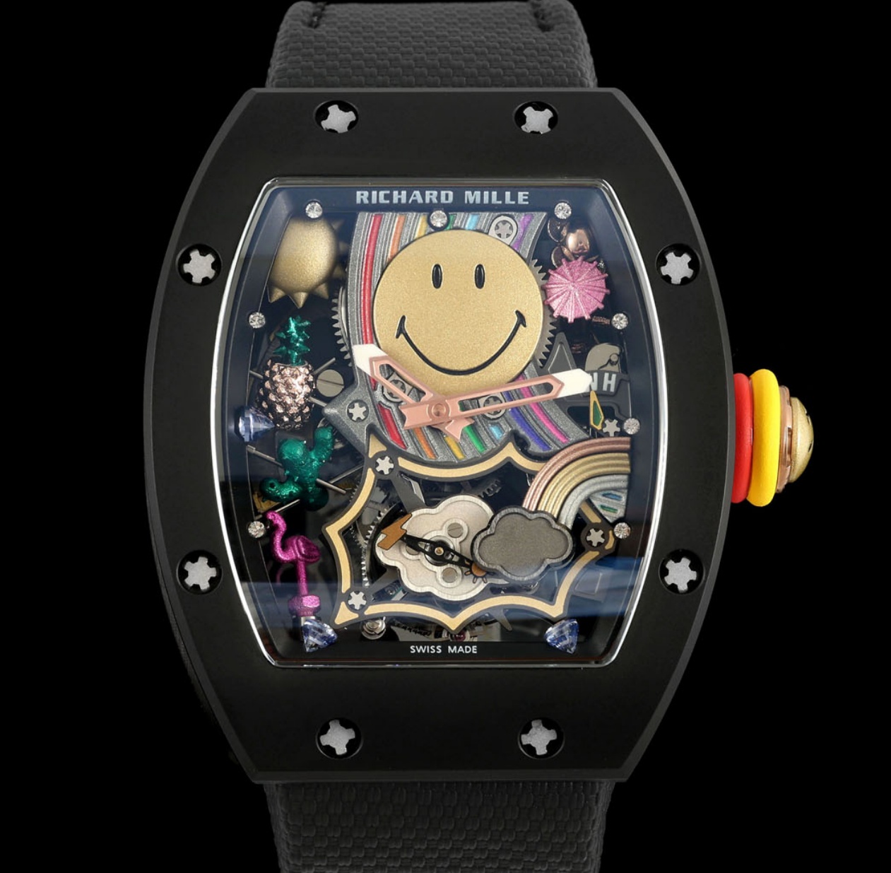 Replica Richard Mille RM88 NEW Factory Black Ceramic - AR Replica Watches