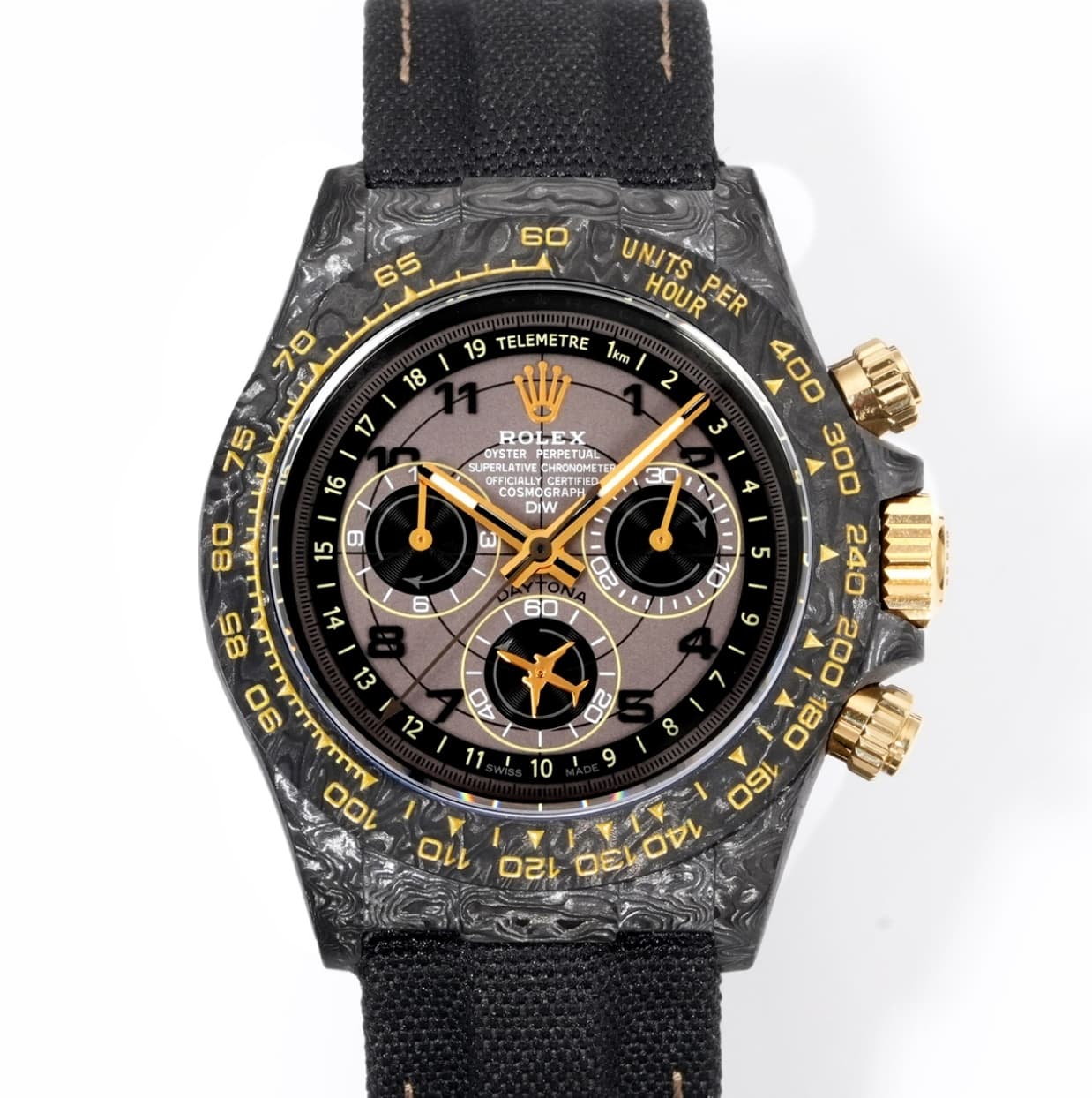 Replica Rolex Daytona 116500 TW Factory Black Strap - AR Replica Watches