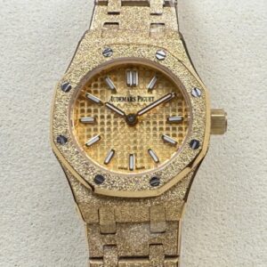 Replica Audemars Piguet Royal Oak 67630BA.GG.1312BA.01 SPX Factory Champagne Frosted Gold - AR Replica Watches