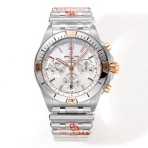 Replica Breitling Chronomat IB0134101G1A1 BLS Factory Silver dial - AR Replica Watches