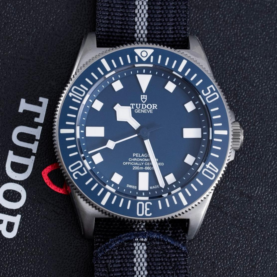 Replica Tudor Pelagos M25707B24-0001 Blue dial - AR Replica Watches