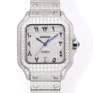 Replica Cartier Santos F4 Factory Moissanite - AR Replica Watches