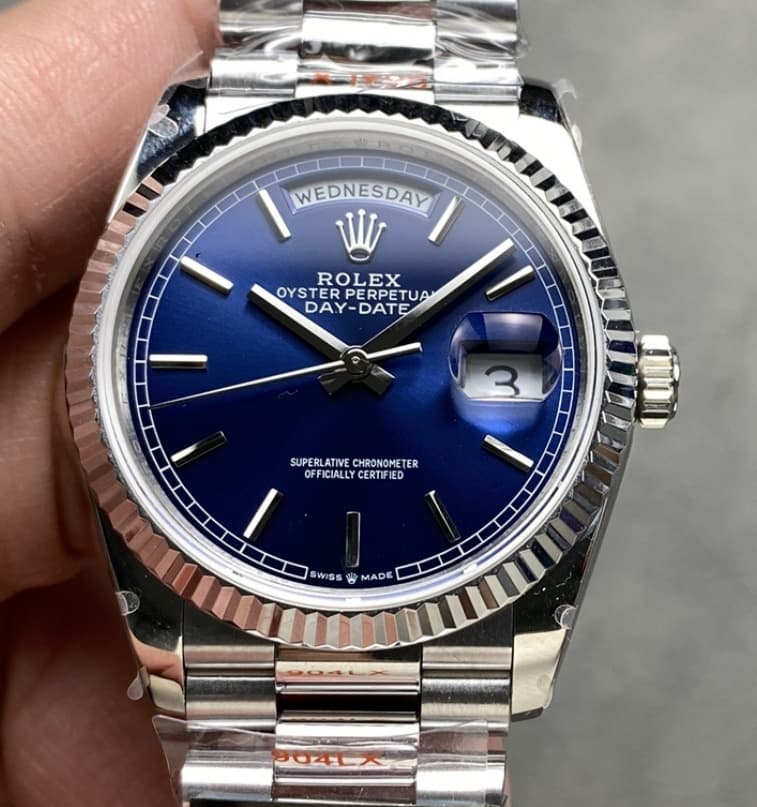 Replica Rolex Day-Date m128239 QF Factory Date display - AR Replica Watches