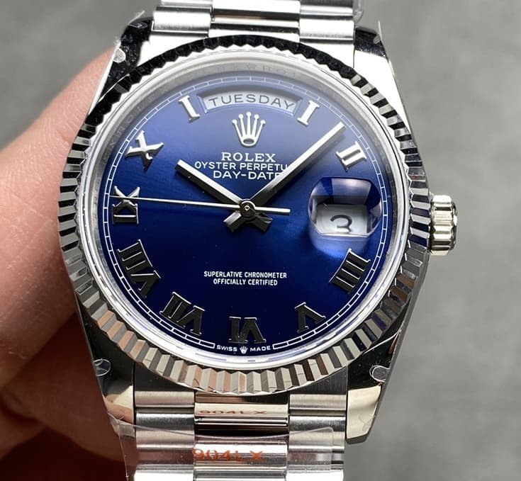 Replica Rolex Day-Date m128239 QF Factory Stainless steel - AR Replica Watches